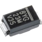 BYG23M-E3/TR, Быстрый / ультрабыстрый диод, лавинный, 1 кВ, 1.5 А, Одиночный, 1.7 В, 75 нс, 30 А