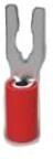 52409-3, Terminals NYL-FORK 22-16 RED #6 M3.5+