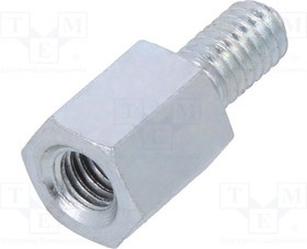 TFM-M4X8/DR226, Дистанцирующая стойка с резьбой, 8мм, Внутр.резьба: M4, сталь