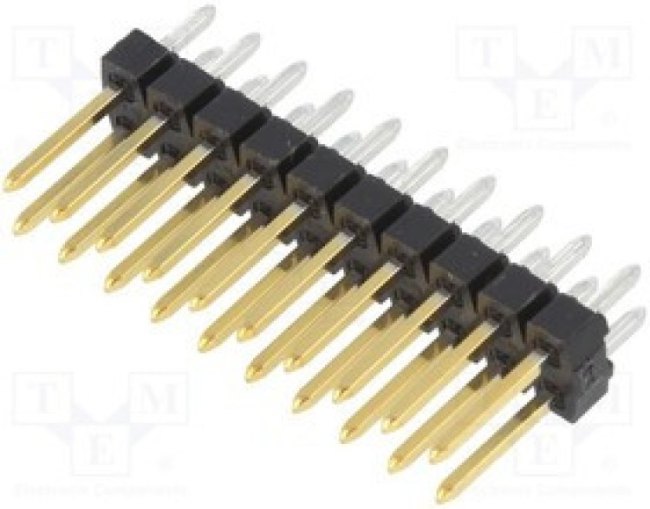 MX-90131-0770, Штыревая планка, штыревой, C-Grid III, "папа", PIN: 20, прямой, THT