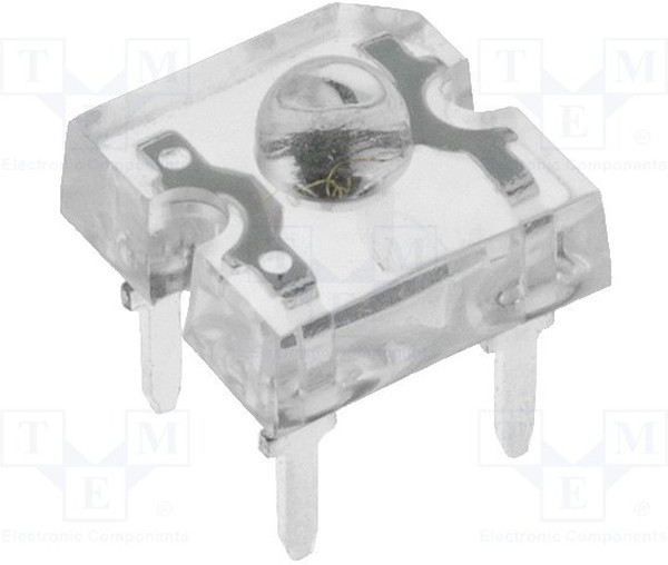 OSV4HAZ161D, LED Super Flux; 7.62x7.62mm; violet; 150mcd; 60°; Front: convex