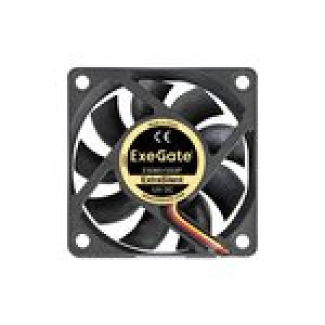 Вентилятор ExeGate ExtraSilent ES06015S3P, 60x60x15 мм, Sleeve bearing (подшипник скольжения), 3pin,
