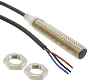 E2A-M12LS04-WP-B1 5M, Proximity sensor, inductive, brass-nicke