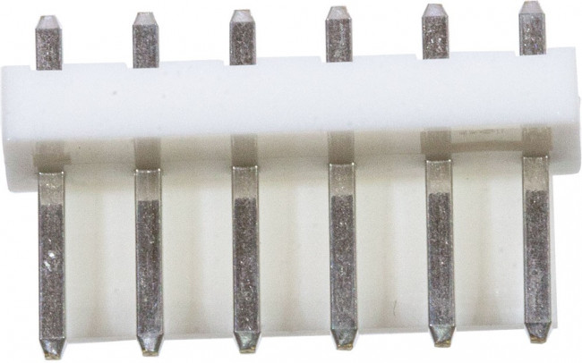 B6P-VH (PWL2-06), Вилка прямая на плату(к VHR) 3.96мм