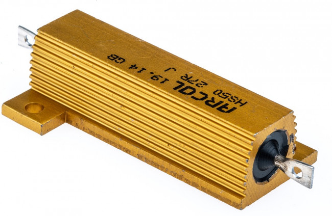 HS50 27R J, Wirewound Resistor 50W, 27Ohm, 5%