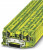 3031416, ST 4-TWIN-PE Series Green/Yellow Earth Terminal Block, Single-Level, Spring Clamp Termination 3031416, ST 4-TWIN-PE Series Green/Yellow Earth Terminal Block, Single-Level, Spring Clamp Termination
