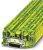 3031416, ST 4-TWIN-PE Series Green/Yellow Earth Terminal Block, Single-Level, Spring Clamp Termination 3031416, ST 4-TWIN-PE Series Green/Yellow Earth Terminal Block, Single-Level, Spring Clamp Termination