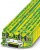 3031416, ST 4-TWIN-PE Series Green/Yellow Earth Terminal Block, Single-Level, Spring Clamp Termination 3031416, ST 4-TWIN-PE Series Green/Yellow Earth Terminal Block, Single-Level, Spring Clamp Termination