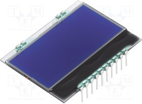 EA DOGS164B-A, LCD Character Display Modules &amp; Accessories 4x16 - 3.2mm, blue negative