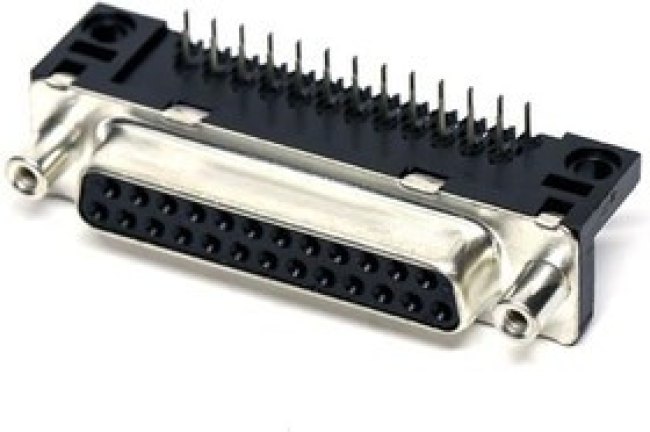 D25S33E6UV00LF, D-Sub Standard Connectors DSUB RA STB 25SKT