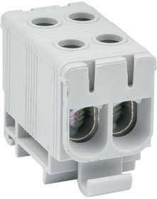Клемма силовая вводная двойная КСВ 16-50кв.мм сер. EKF plc-kvs2-16-50-grey