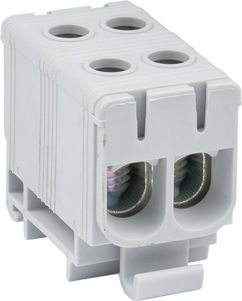 Клемма силовая вводная двойная КСВ 16-50кв.мм сер. EKF plc-kvs2-16-50-grey