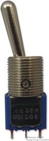 5636MAB, Переключатель: тумблер, Пол: 2, SPDT, ON-ON, 3A/250ВAC, 0,05A/10ВDC