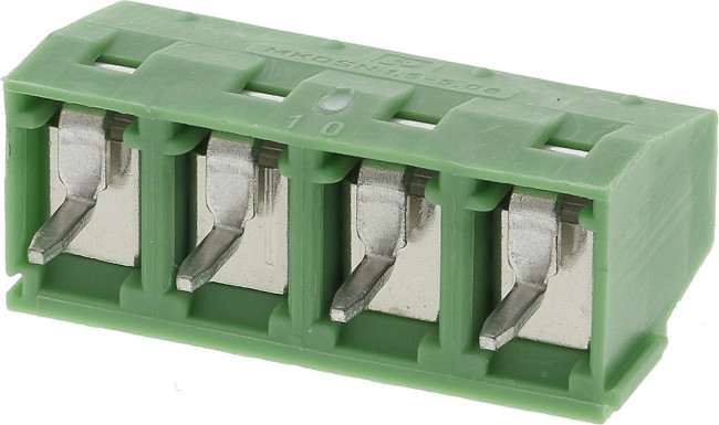 1729144, Клеммная колодка типа провод к плате, 5.08 мм, 4 вывод(-ов), 26 AWG, 16 AWG, 1.5 мм², Винт