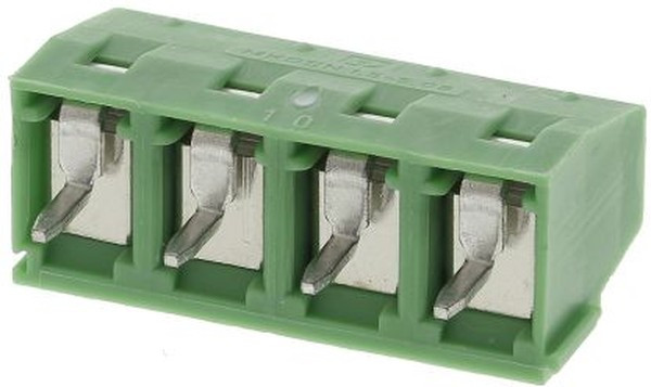 1729144, Клеммная колодка типа провод к плате, 5.08 мм, 4 вывод(-ов), 26 AWG, 16 AWG, 1.5 мм², Винт