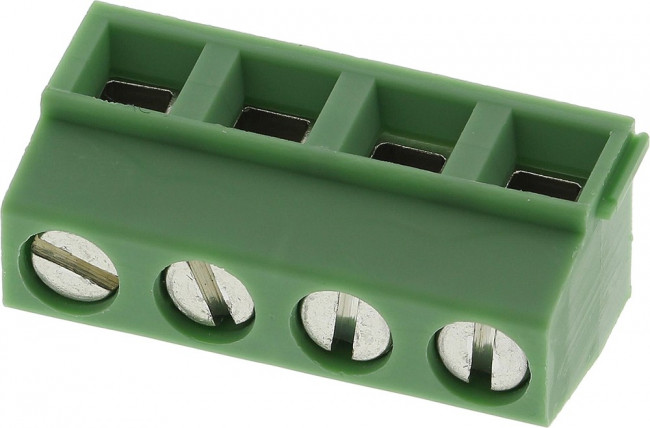 1729144, Клеммная колодка типа провод к плате, 5.08 мм, 4 вывод(-ов), 26 AWG, 16 AWG, 1.5 мм², Винт