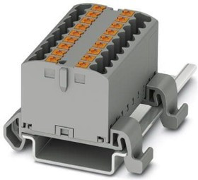 3273176, DIN Rail Terminal Blocks PTFIX 18X2,5-NS35AGY 2.5mm2 NS 35 DIN HR