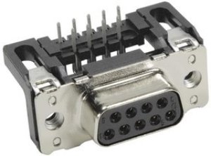 09661137602, D-Sub Standard Connectors DSUB SV FEM SSDP ANG73-284 09P