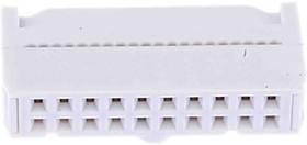 20-Way IDC Connector Socket for Cable Mount, 2-Row