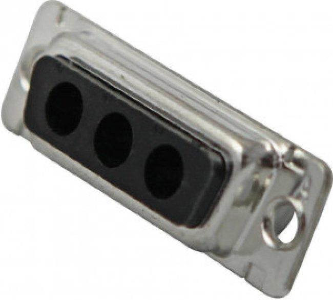 L77TWA3W3S, D-Sub Mixed Contact Connectors 3W3 RECEPT. COMBO