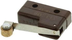 311SM6, MICROSWITCH, ROLLER LEVER, SPDT 5A 250V 311SM6, MICROSWITCH, ROLLER LEVER, SPDT 5A 250V