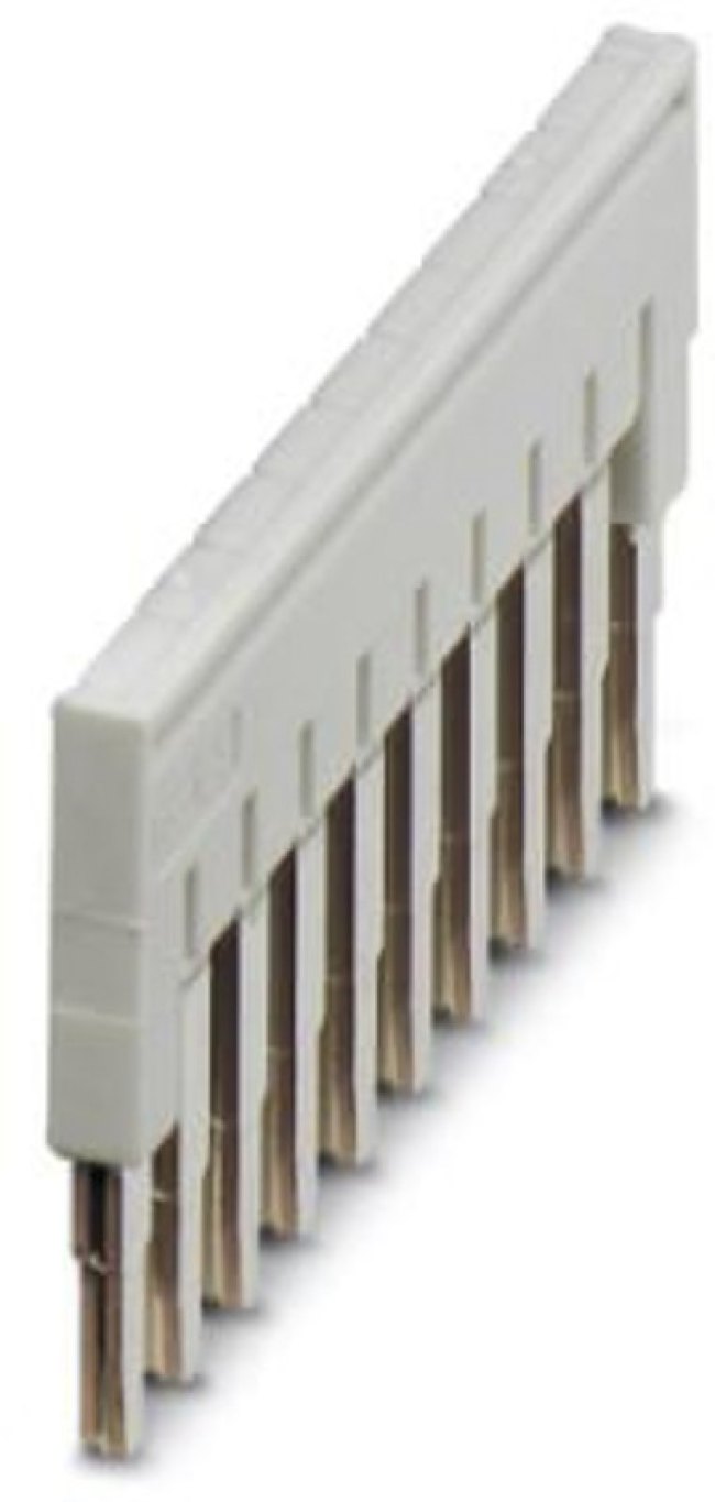 3039007, Plug-in Bridge, Grey, Poles, 10, Pitch 5.2 mm 3039007, Plug-in Bridge, Grey, Poles, 10, Pitch 5.2 mm