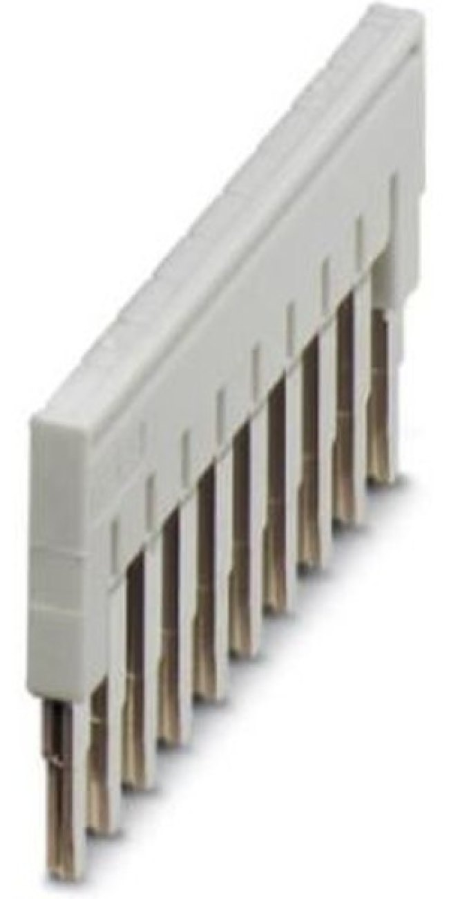 3039007, Plug-in Bridge, Grey, Poles, 10, Pitch 5.2 mm 3039007, Plug-in Bridge, Grey, Poles, 10, Pitch 5.2 mm