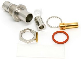 BJ79C-212, RF Connectors / Coaxial Connectors TRB BLKD Jack STR Full CRMP 3-lug