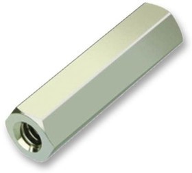 R25-1000802, Стойка, Латунь, M2.5, Шестигранная Гнездовая, 8 мм, 8 мм R25-1000802, Стойка, Латунь, M2.5, Шестигранная Гнездовая, 8 мм, 8 мм