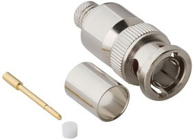 031-70552-12G, RF Connectors / Coaxial Connectors BNC Strgt Crmp Plg - Canare L-5.5CUHD Cb