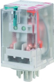 R15-2013-23-1012-WTL, Реле питания, 3PCO, 12 В, 10 А, REPOL 11-Pin R15, DIN-рейка, DC