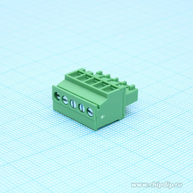 15EDGKA-3.5- 05P-14-100A(H), Разъемный клеммный блок. Серия 15EDGKА-3.5, 5 контактов