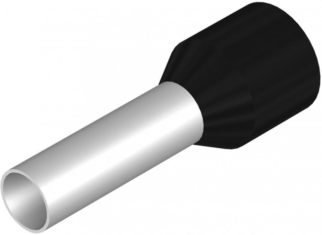 S3TL-H60-20WB, Terminals Ferrule 10AWG Black 20mm Long