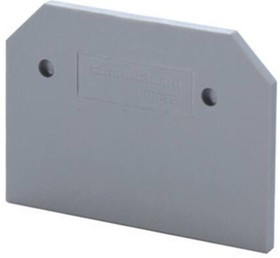 EPCY4/3, DIN Rail Terminal Blocks Endplate, grey