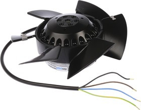 A2E170-AF23-01, AC Fans AC Axial Fan, 170x170x65mm, 230VAC, 47/53W, 3150RPM, Ball, 2x Lead Wires, IP44
