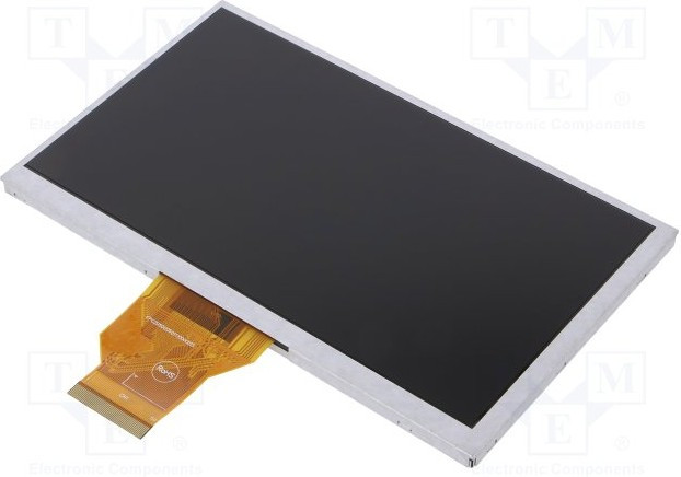 RFF700G-AZW-DNN, Дисплей: TFT, 7", 800x480, Подсвет: LED, Размер окна: 157x89,5мм