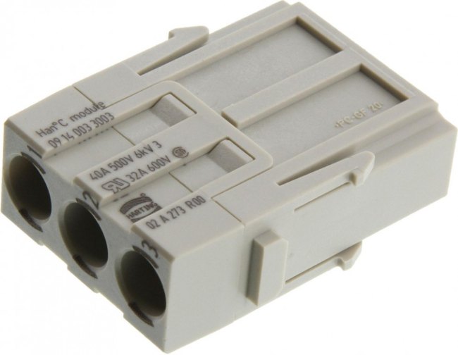 09140033003, Heavy Duty Power Connectors Han C module crimp male 2part 09140033003, Heavy Duty Power Connectors Han C module crimp male 2part