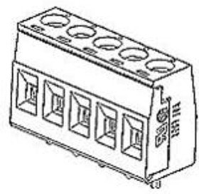 0398800303, Fixed Terminal Blocks 5.08MM EURO 03P VT FIXED LOPRO