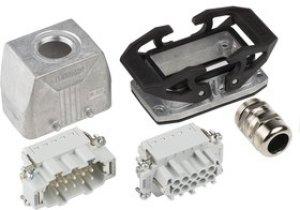 1416346, Heavy Duty Power Connectors HC-STA-B10PT-BWD- LT-M25-ELCAL 1416346, Heavy Duty Power Connectors HC-STA-B10PT-BWD- LT-M25-ELCAL