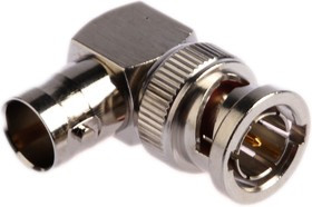 B5072A1-ND3G-75, Amphenol Right Angle 75 RF Adapter BNC Plug to BNC Socket 1GHz