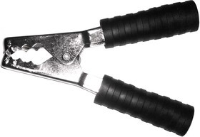 AG-T230-P, черный, Зажим "Крокодил" с изолятором, 200-300А, 150мм