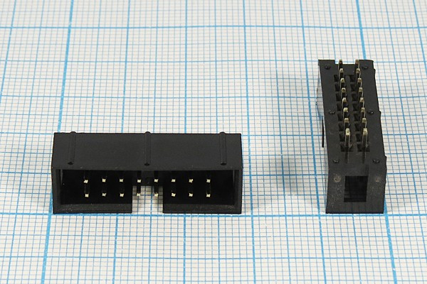 шт IDC\P2,54x2,54\ 16P\плат\BH-16; №833 штек IDC\P2,54x2,54\ 16P\плат\\BH-16