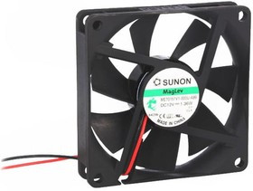 ME70151V1-A99, Вентилятор осевой, 12В DC, 70x70x15мм, подшипник Vapo, 45,63куб.м/ч, 31,5дБА,