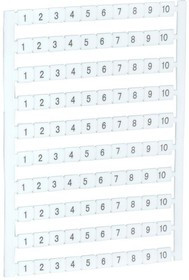 Маркер для КВИ-4/16кв.мм с нумерацией № 1-10 IEK YZN30M-004-K00-10