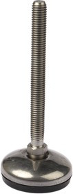 A105/003, M10 Stainless Steel Adjustable Foot, 350kg Static Load Capacity 3.5° Tilt Angle