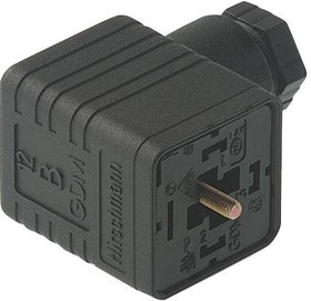 GDM 3009 J BLACK*, RECTANGULAR CONN, RCPT, 3+PE, SCREW