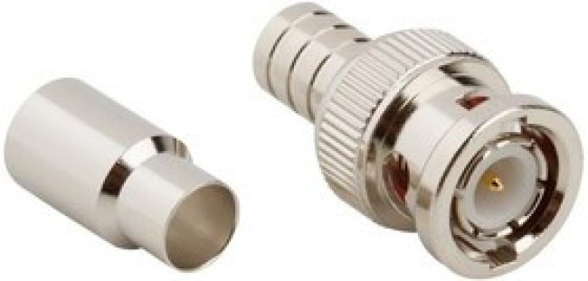 031-5556-RFX, RF Connectors / Coaxial Connectors 3PC BNC CRIMP PLUG 031-5556-RFX, RF Connectors / Coaxial Connectors 3PC BNC CRIMP PLUG