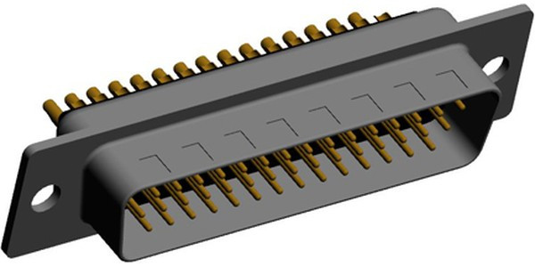 780-M44-103L001, D-Sub High Density Connectors 44P HD MALE IP67 SOLDER CUP