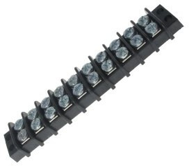 0387700110, Barrier Terminal Blocks .375 BARRIER 10P 2-ROW LOPRO