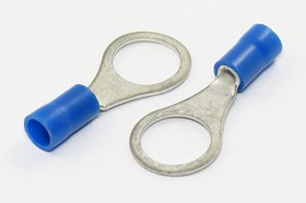 Клемма"O", d10,5мм, 1,5-4,0мм2, обжимная, синий Клемма"O", d10,5мм, 1,5-4,0мм2, обжимная, синий